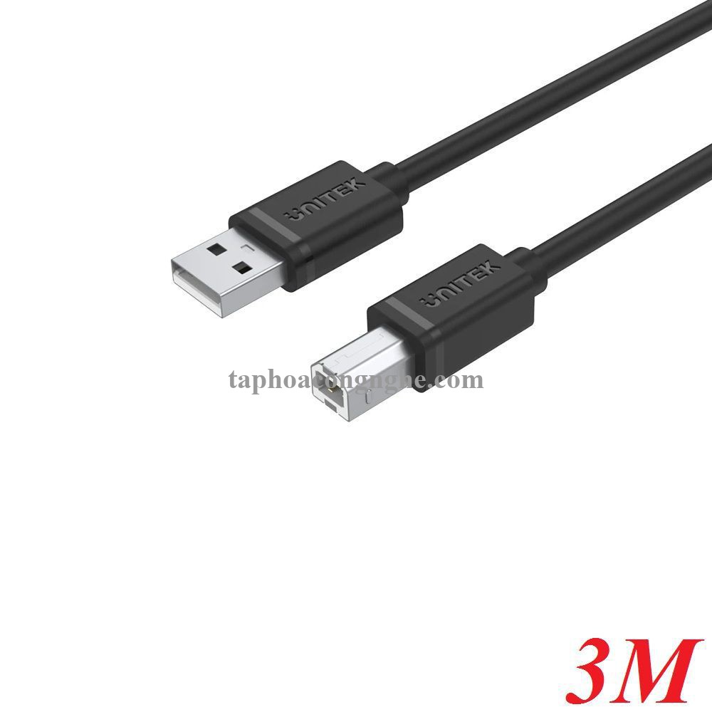 Unitek 28447 Y-C420GBK 3M Cáp USB In 2.0 30028447